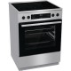 COOKER FREE STANDING  GECS6C70XPA ΚΕΡΑΜΙΚΗ INOX A 71LT (4+2 ΕΣΤΙΕΣ / POP / ΟΘΟΝΗ / AIRFRY / ΥΔΡΟΛΥΣΗ / ΤΗΛΕΣΚΟΠΙΚΟΣ)